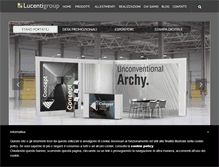 Tablet Screenshot of lucentigroup.it